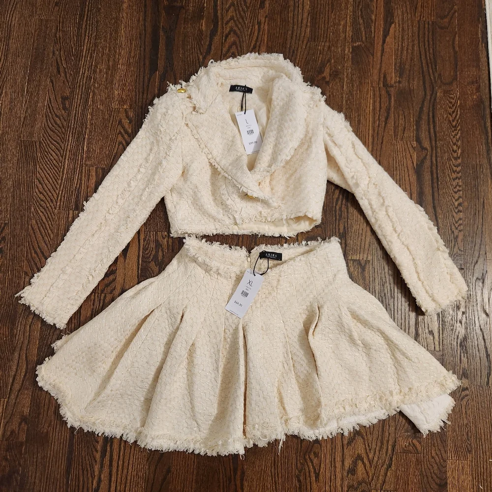 Nwt Akira Quinn Blazer And Skirt Set - Picture 9 of 9